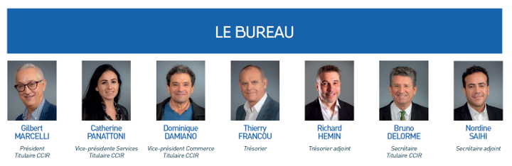 Le Président et les membres du Bureau